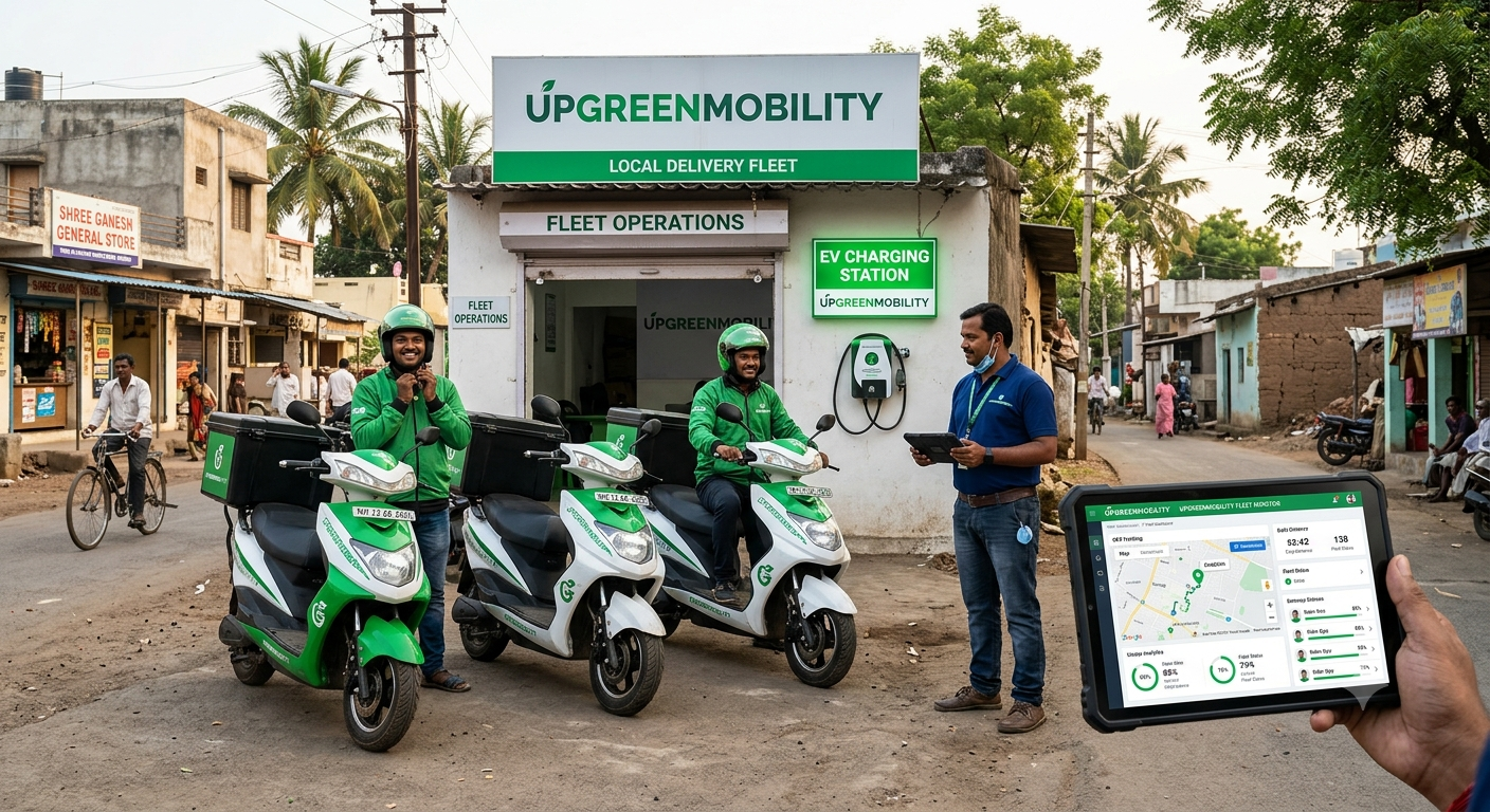 Electric bike fleet for last-mile delivery